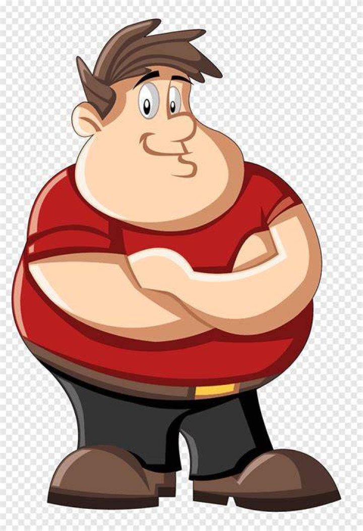 Cartoon cute fat boy, super fat boy, cartoon characters png PNGEgg